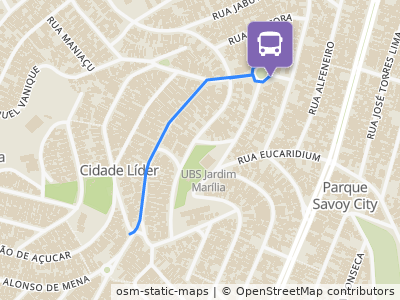 Mapa da parada