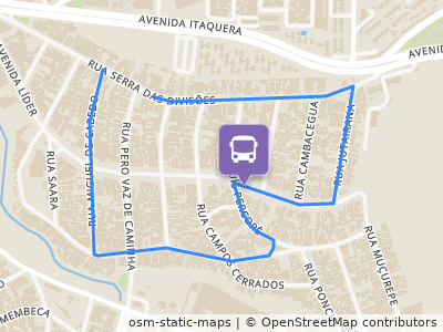 Mapa da parada