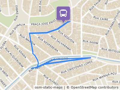 Mapa da parada