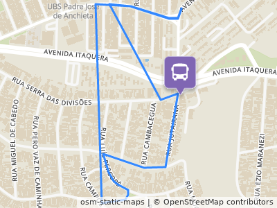 Mapa da parada