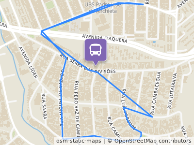 Mapa da parada