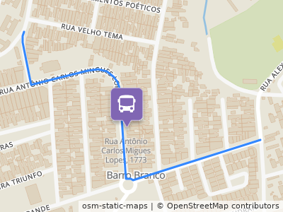 Mapa da parada