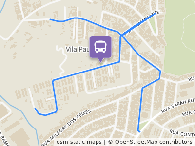Mapa da parada