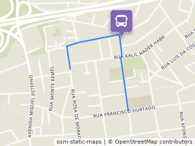 Mapa da parada
