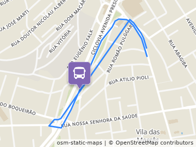 Mapa da parada