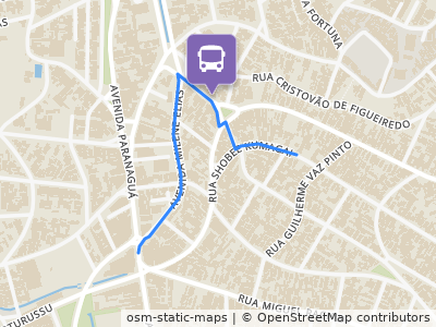 Mapa da parada