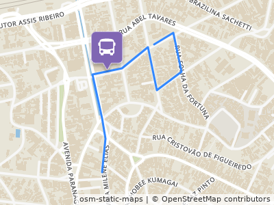 Mapa da parada