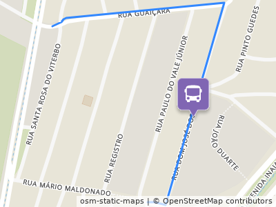 Mapa da parada