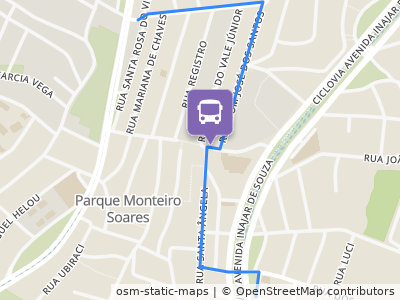 Mapa da parada