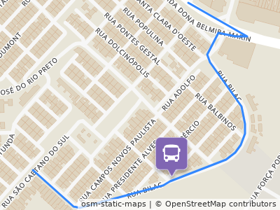 Mapa da parada