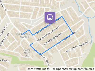 Mapa da parada