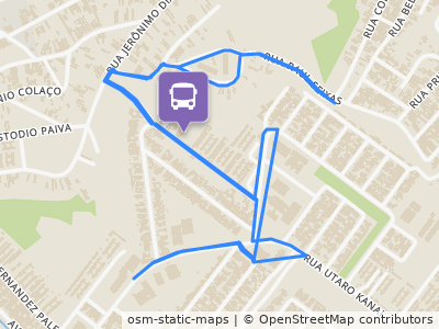 Mapa da parada