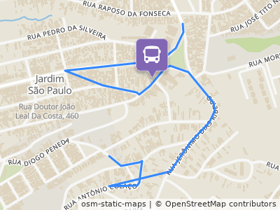 Mapa da parada