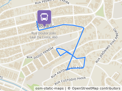 Mapa da parada