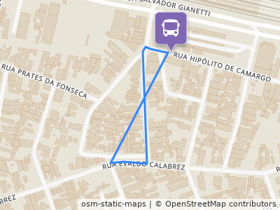 Mapa da parada