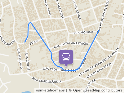 Mapa da parada