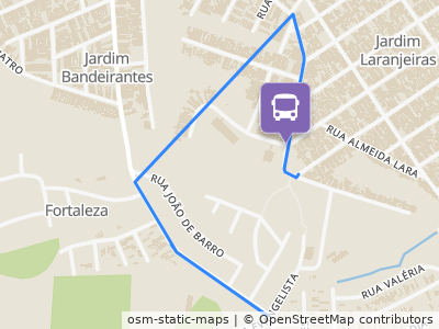 Mapa da parada