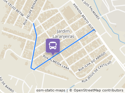 Mapa da parada