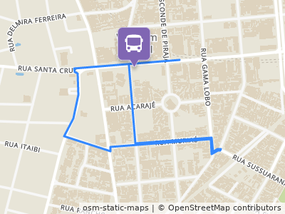 Mapa da parada