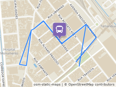 Mapa da parada