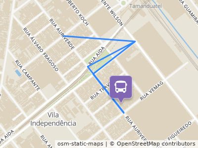 Mapa da parada