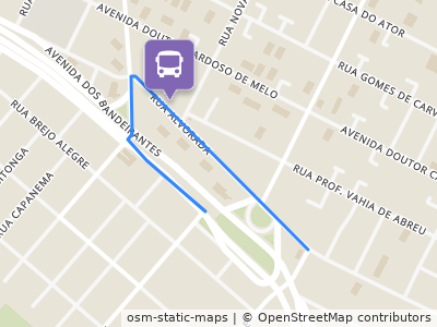 Mapa da parada