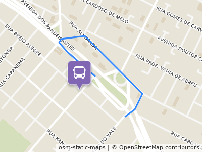 Mapa da parada