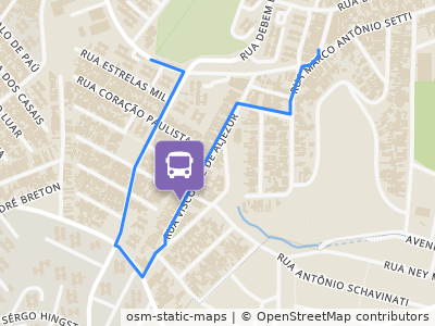 Mapa da parada