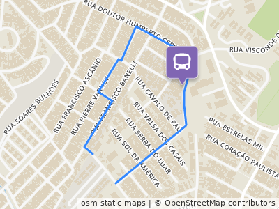 Mapa da parada
