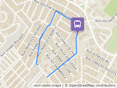 Mapa da parada