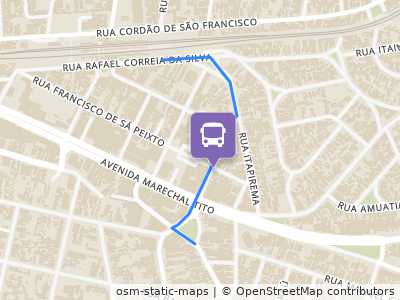Mapa da parada