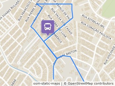 Mapa da parada