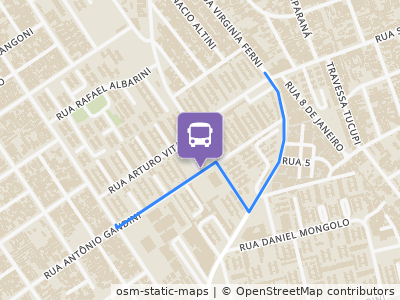 Mapa da parada