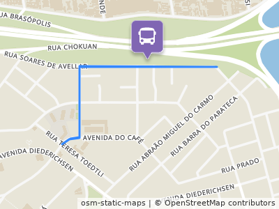 Mapa da parada