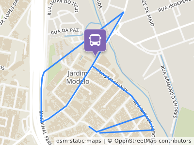 Mapa da parada