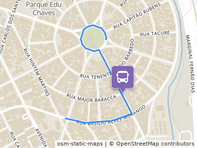 Mapa da parada