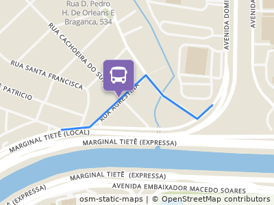 Mapa da parada
