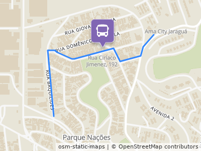 Mapa da parada