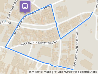 Mapa da parada