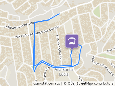 Mapa da parada