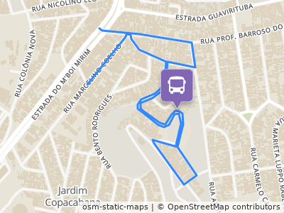 Mapa da parada