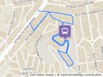 Mapa da parada