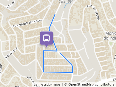Mapa da parada