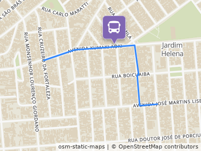 Mapa da parada