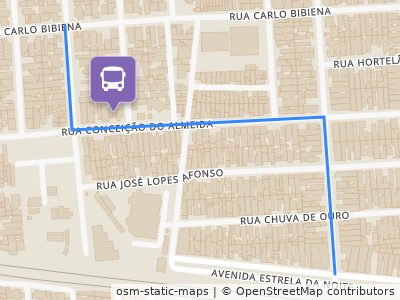 Mapa da parada