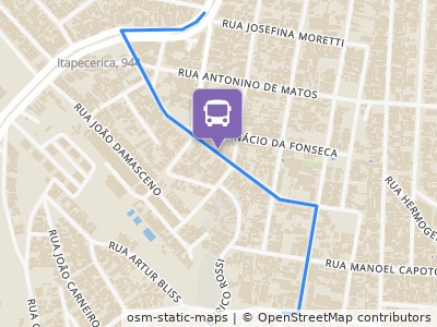 Mapa da parada