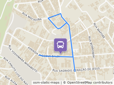 Mapa da parada