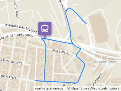 Mapa da parada