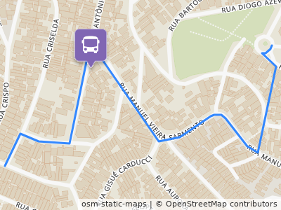 Mapa da parada