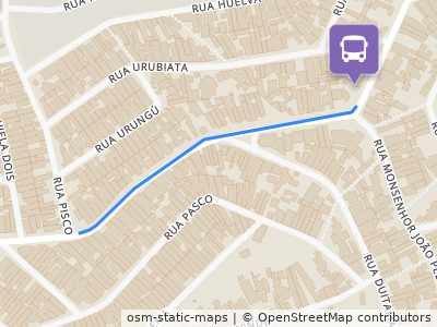 Mapa da parada